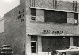 Reed Rubber Company building in 1960